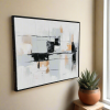 Urban Echoes – Hand-Painted Oil on Canvas (24x20in) Gallery Wrapped with Frame