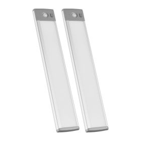 VEVOR Under Cabinet Lighting, 2 PCS, 62 LED Motion Sensor Lights, Rechargeable Battery Operated Closet Lights with Remote Control