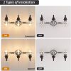 3-Lights Bathroom Vanity Lighting Fixtures Brushed Gold Modern Vanity Light 22Inch Bathroom Light Fixture Bathroom Lights Over Mirror with Clear Glass
