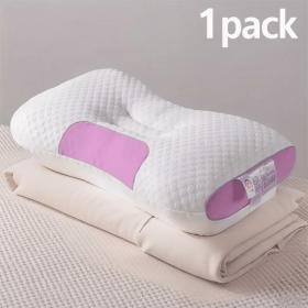 YBZ 3D Knitted Cotton Massage Pillow 1pack (Color: pink)