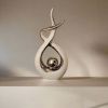 Ember Echoes – Modern Ceramic Home Decor Sculpture Accent