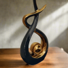 Ember Echoes – Modern Ceramic Home Decor Sculpture Accent