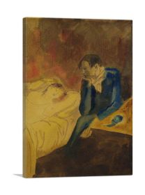 Meditation Contemplation 1904 (Type: Standard Framed Canvas Print, size: 32" x 24" / 80cm x 60cm (approx))