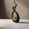 Ember Echoes – Modern Ceramic Home Decor Sculpture Accent