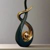 Ember Echoes – Modern Ceramic Home Decor Sculpture Accent