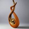 Ember Echoes – Modern Ceramic Home Decor Sculpture Accent